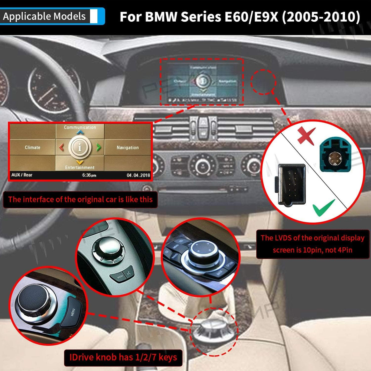 8.8 inch IPS Screen Android 10 Qualcomm 8-core 4+64G Carplay Head Unit G46703