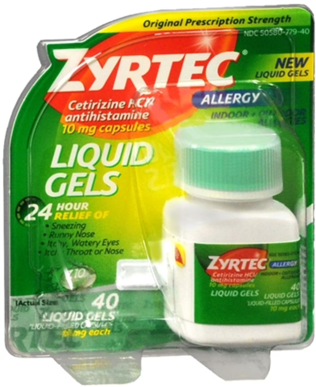 Allergy 10 mg Liquid Gels 40 Liquid Gels V5833