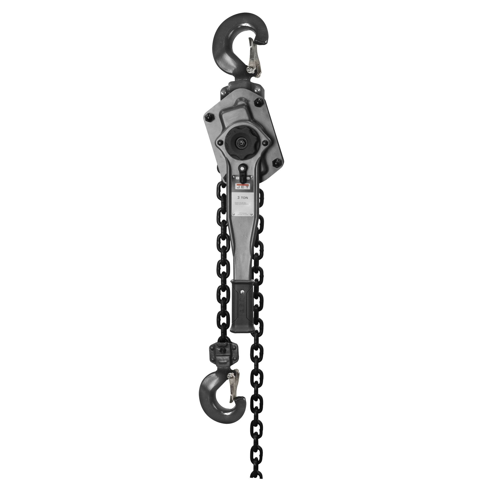 3 Ton Lever Hoist with 10& Lift and Shipyard Hooks T4842