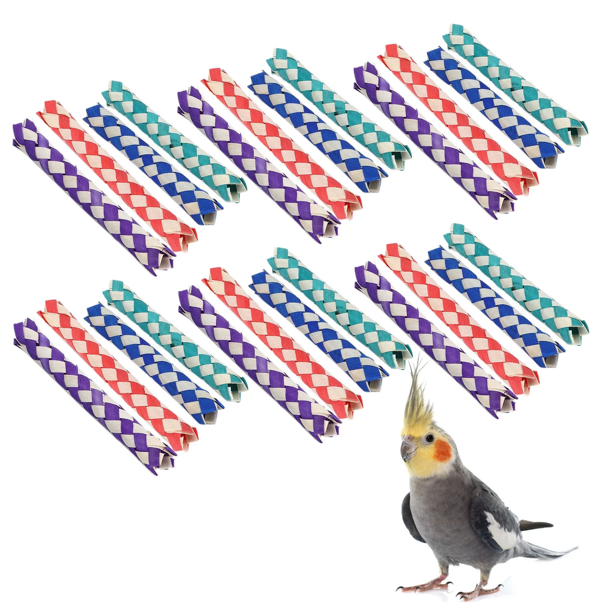 24 Finger Traps Bird Chewing Toys A3225