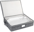 17x13x3.5 in Hard Shell Platter Storage Case, Pack of 2 K658897
