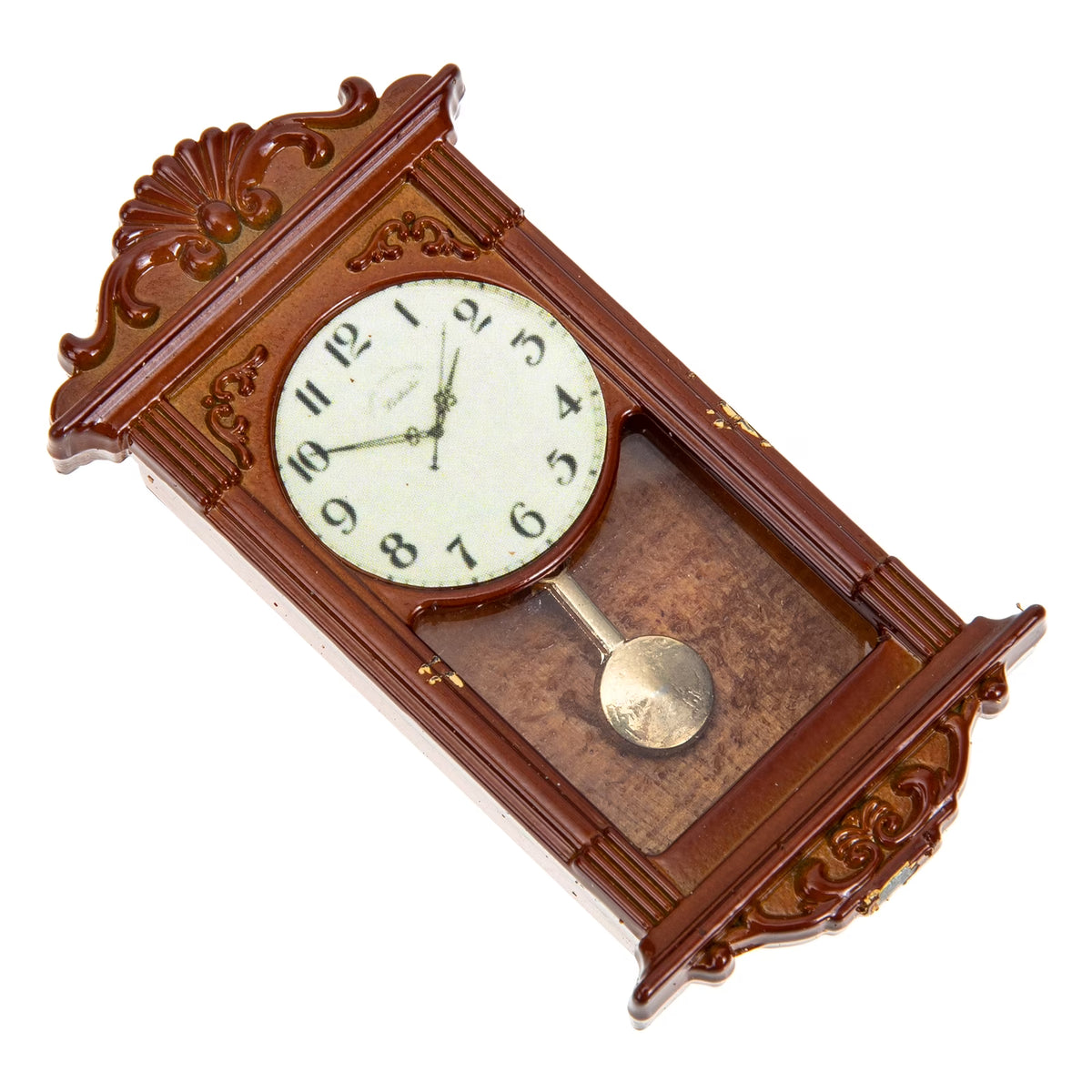 Miniature Roman Clock Doll House Metal Toy S638