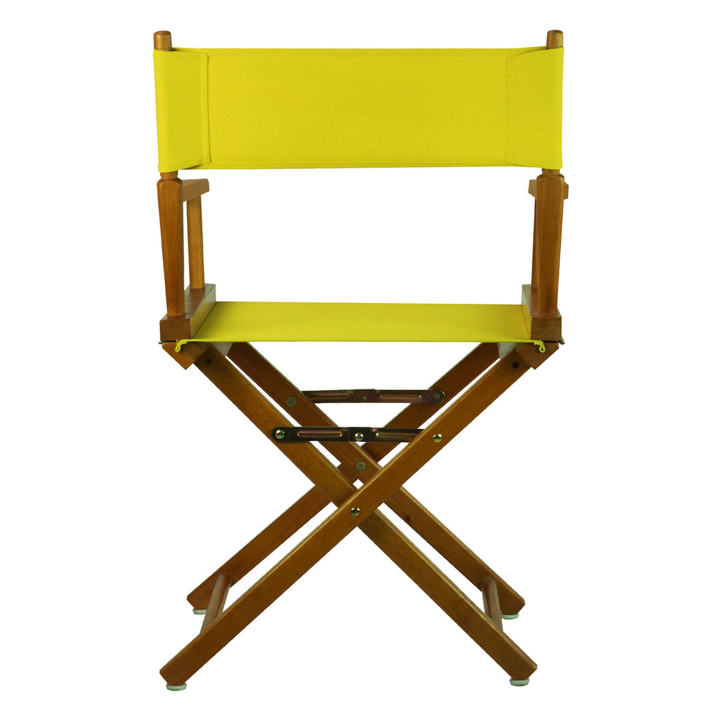 Director&s Chair Honey Oak Frame Brown Canvas P2609