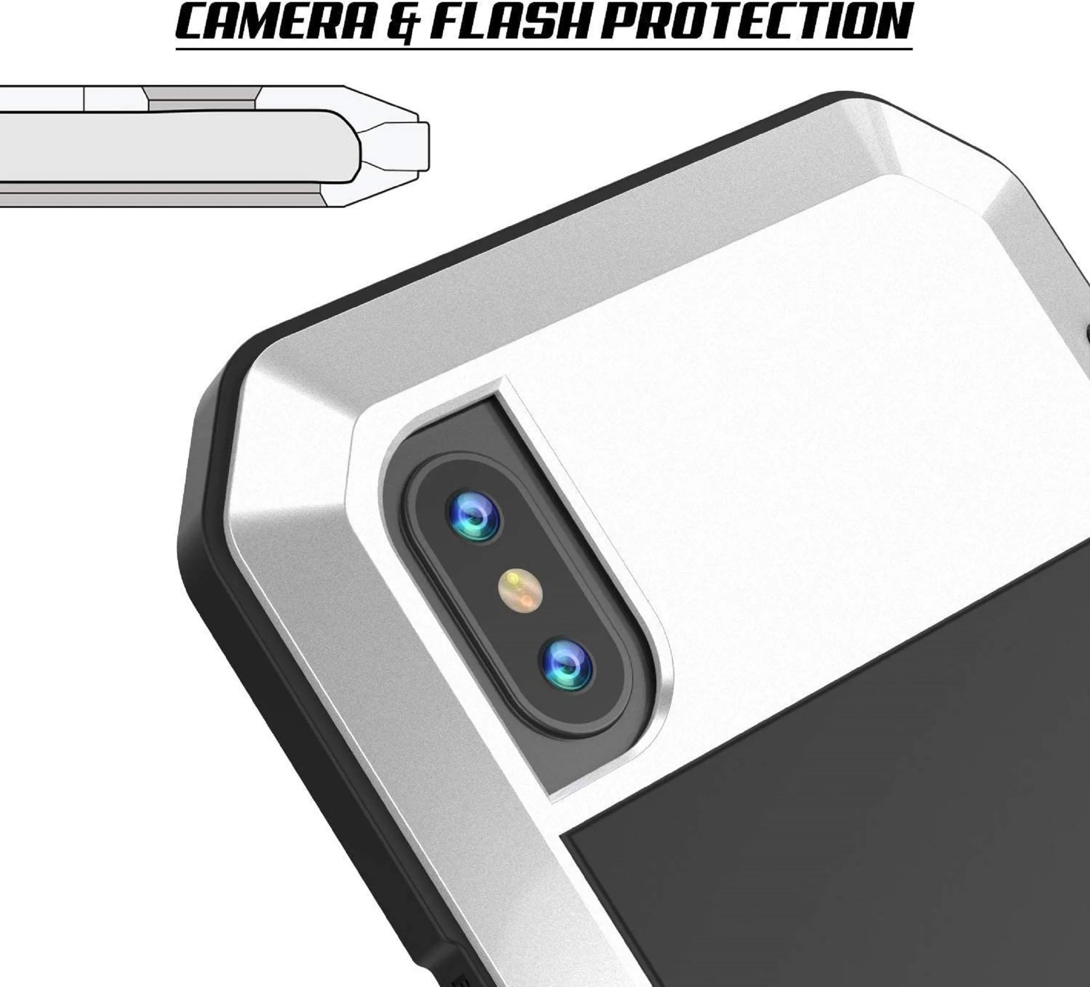 Black Heavy Duty Aluminum iPhone SE 3rd Generation 2022 Case N773