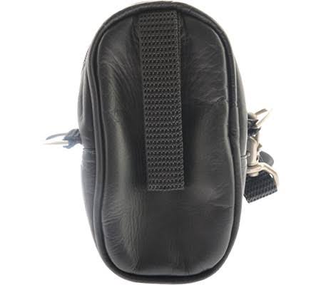 Black Leather Camera Bag W60237