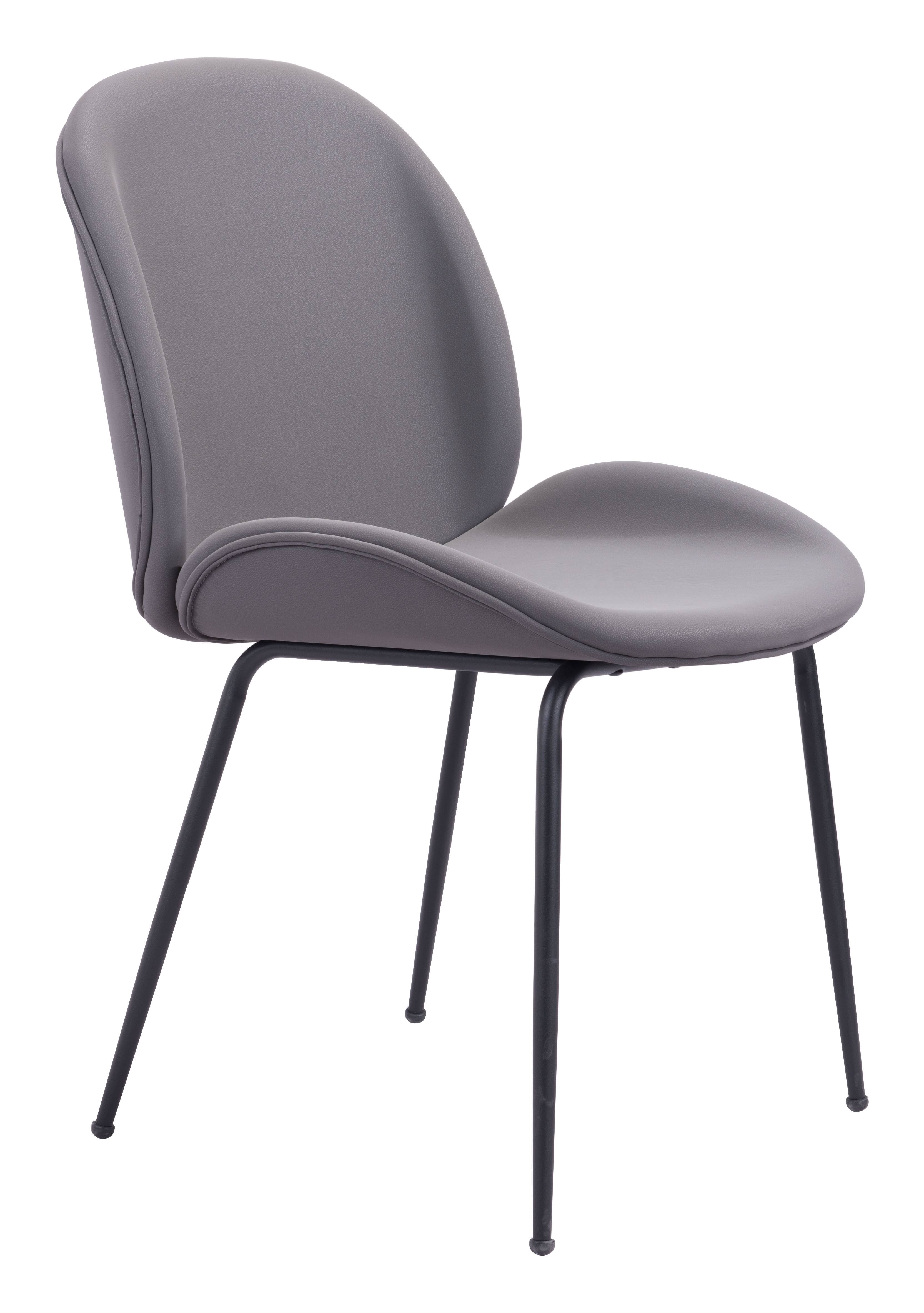 Gray Dining Chair Set of 2 Z456
