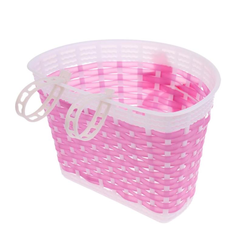2Pcs Kids Cycling Bike Handlebar Bag Front Basket Pouch Detachable H401289