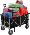 Folding Wagon Cart with Wheels J797962