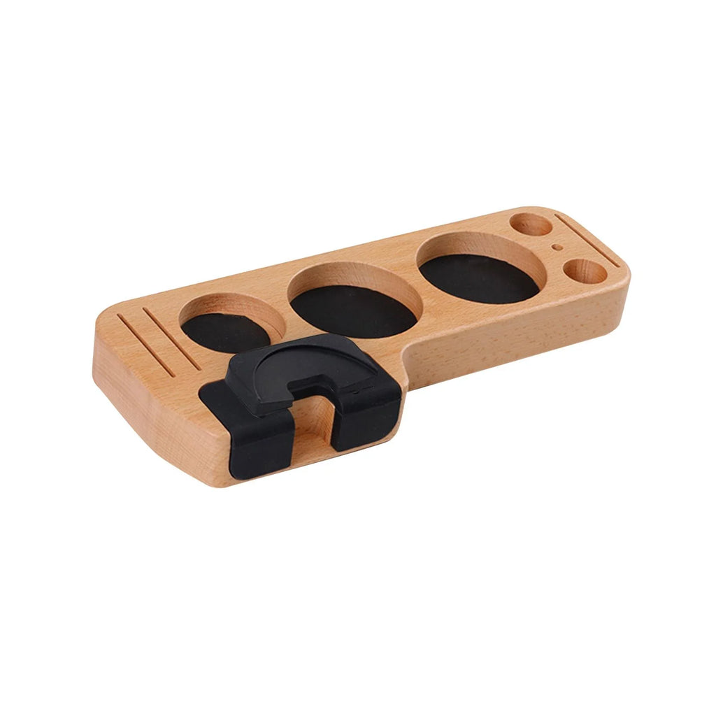 Coffee Tamping Station Espresso Tamper Holder Wooden 58mm I714
