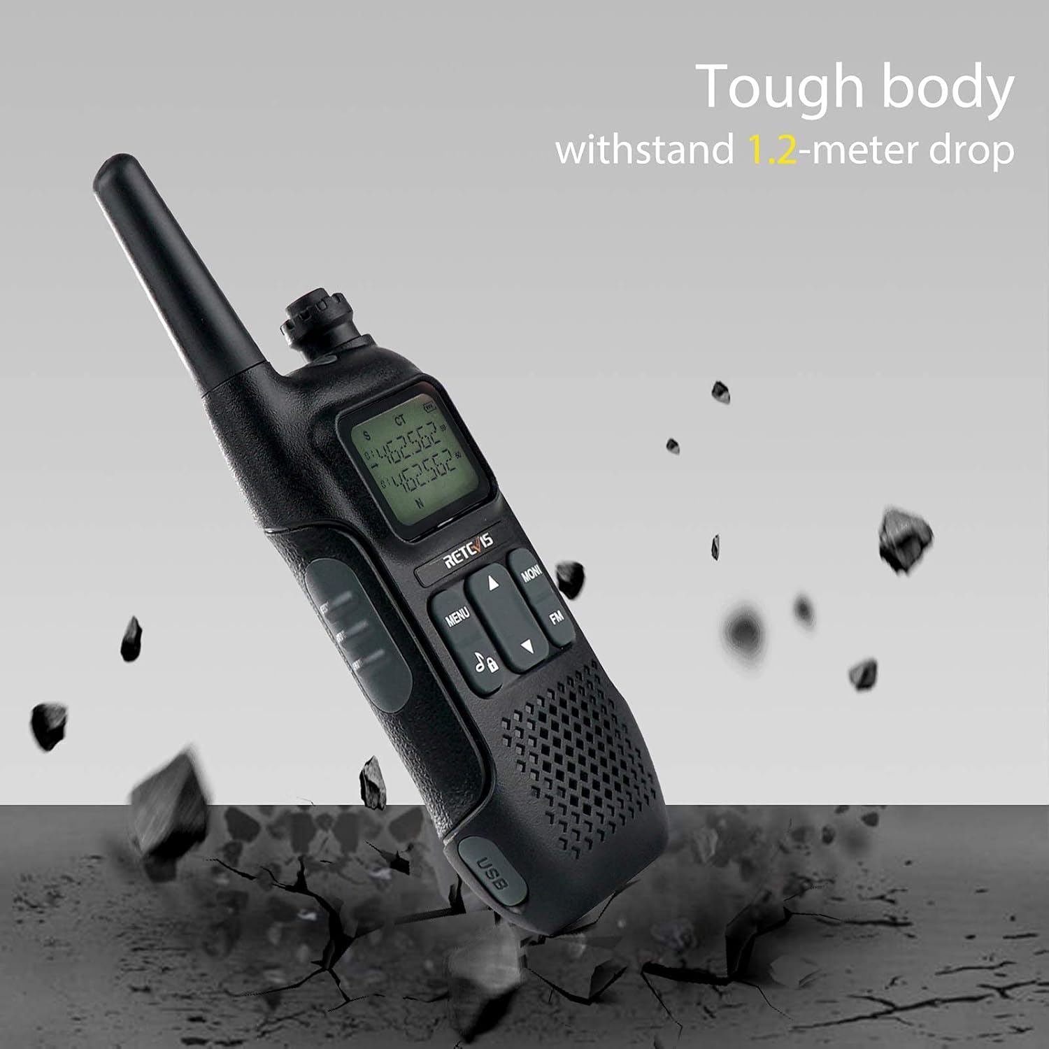 4 Pack Rechargeable Two Way Radio Walkie Talkies A23412