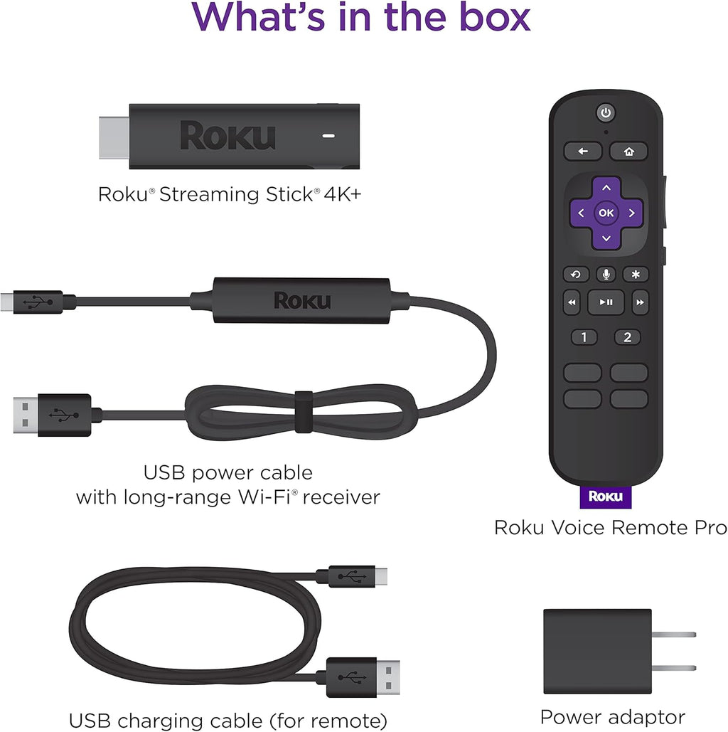 4K/HDR/Dolby Vision Streaming Device with Voice Remote, Black Pack of 2 S7313