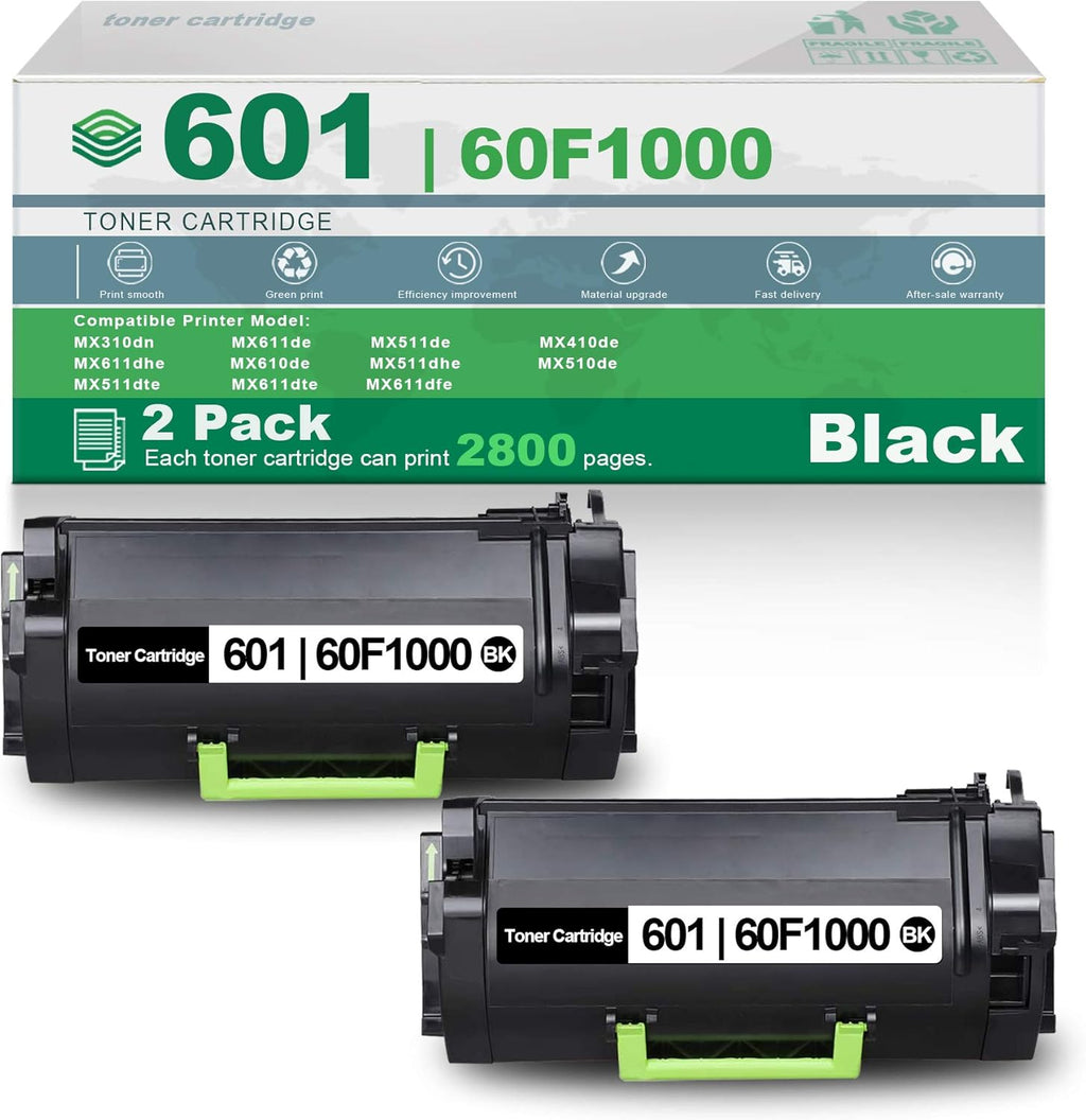 2 Pack Black Remanufactured Compatible Toner Cartridge High Yield H3661