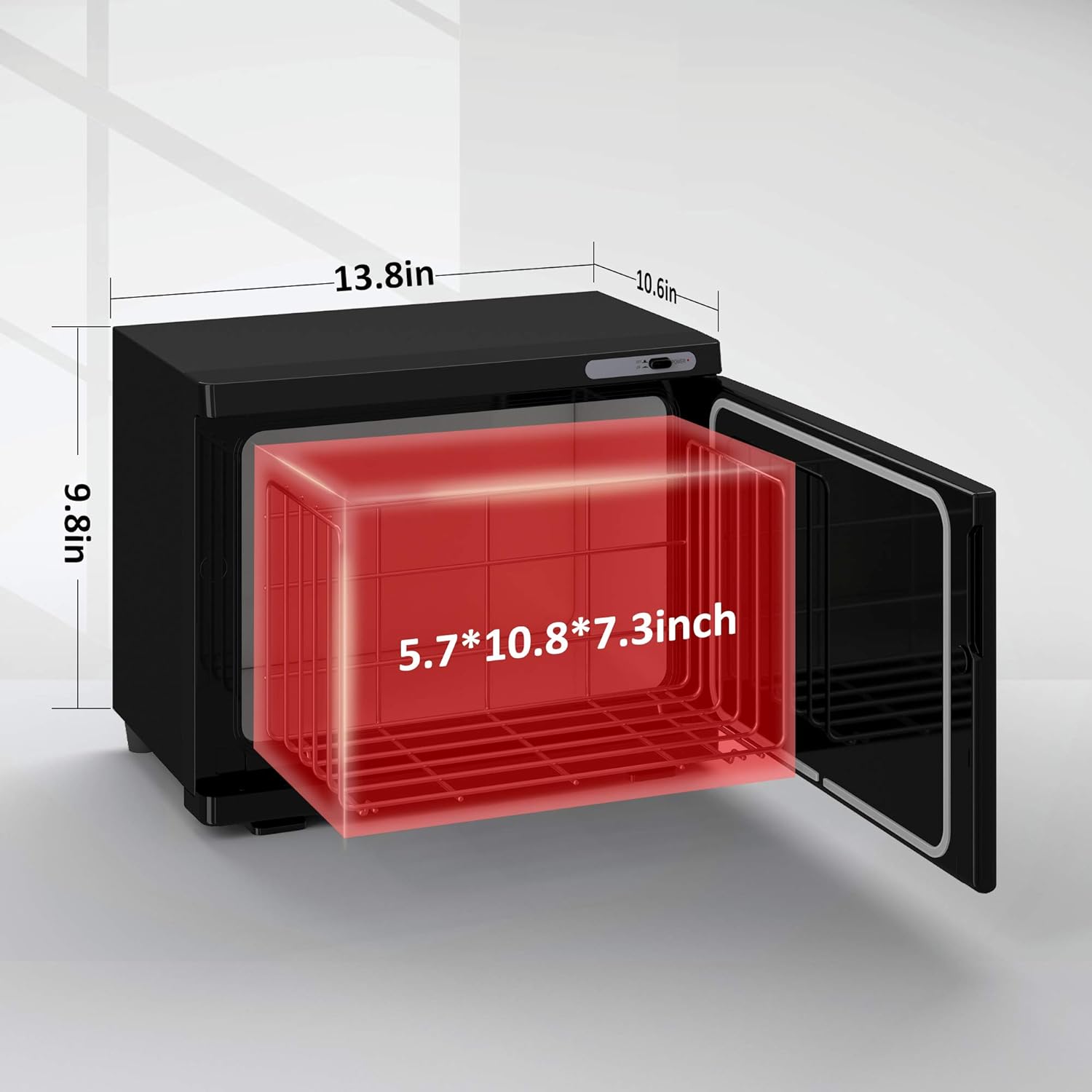 Black Spa Hot Towel Cabinet Towel Warmer (8L) H73387