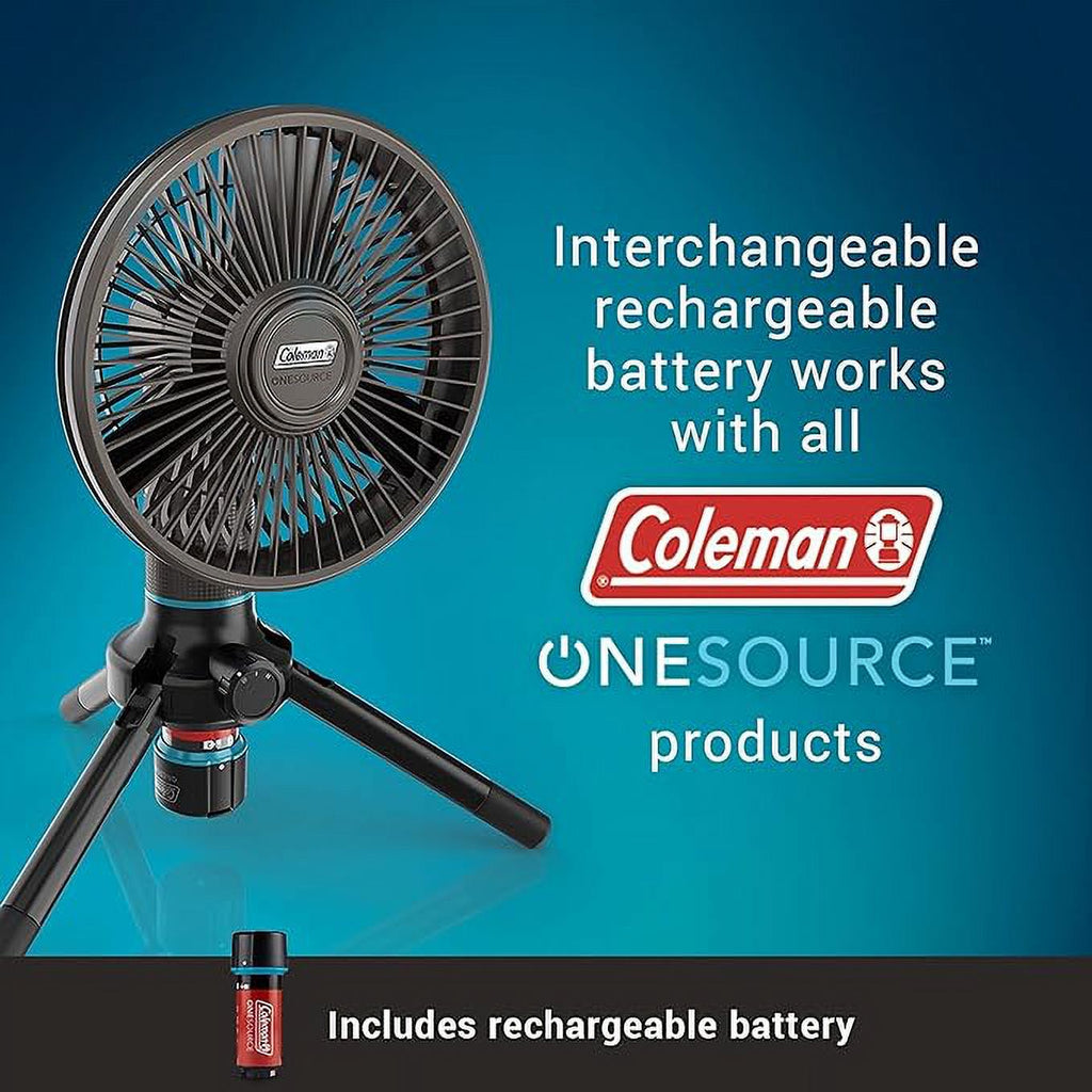 Black Multi-Speed Fan and Battery O870