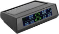 Solar Powered TPMS Tire Pressure Monitor System with LCD 6 External Sensor Pack of 2 P915