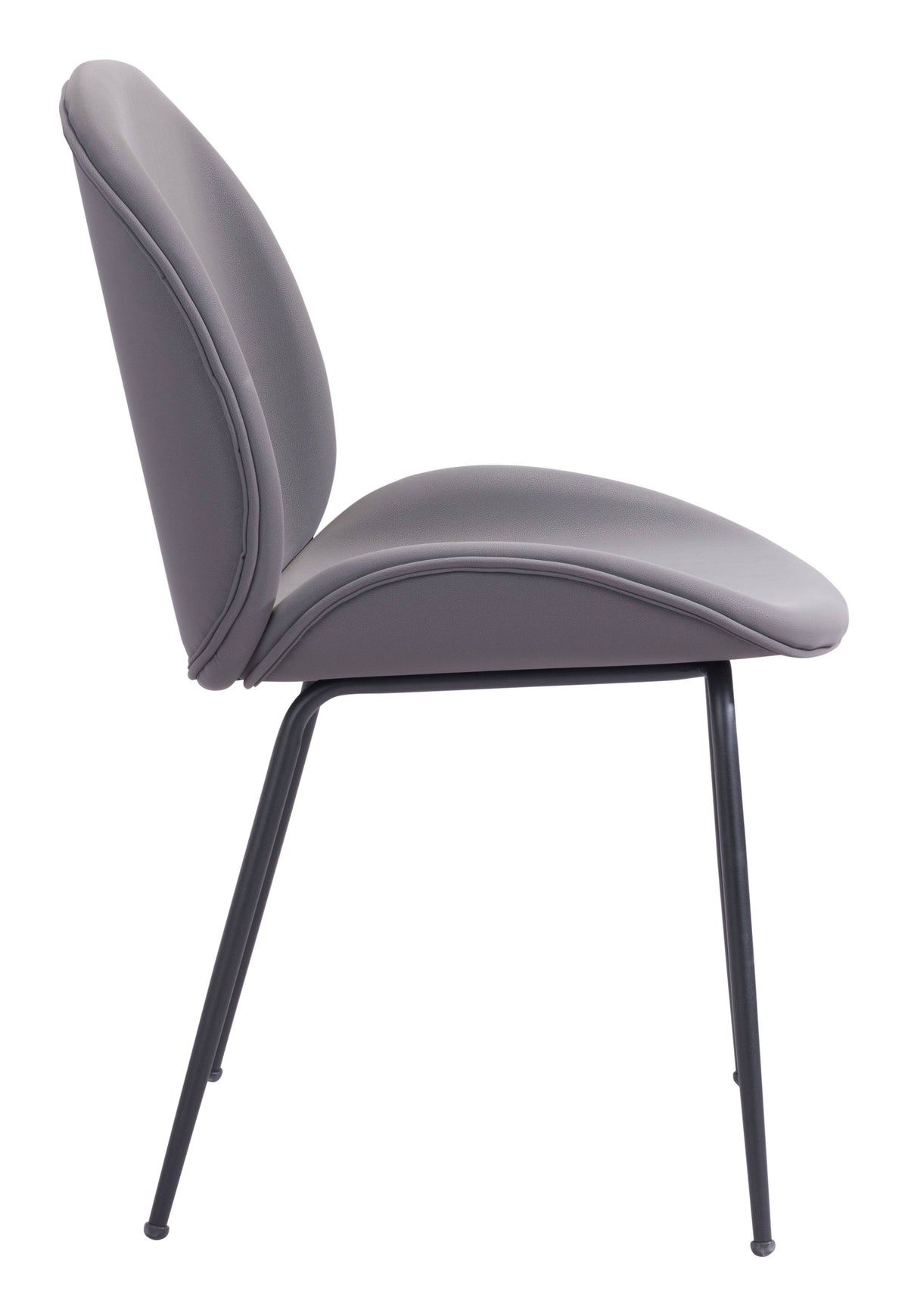 Gray Dining Chair Set of 2 Z456