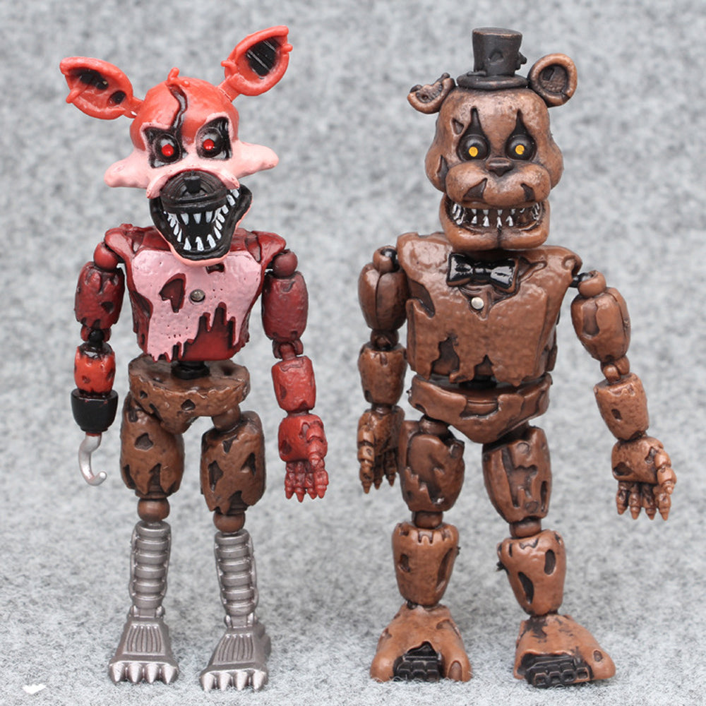 FNAF Funtime Freddy Foxy Sister Action Figures 17Pcs Set H91679