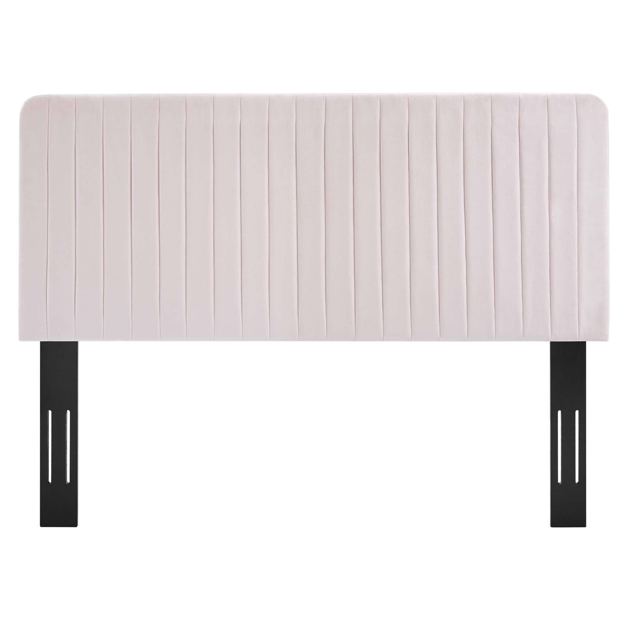Navy Performance Velvet King/California King Headboard I3034