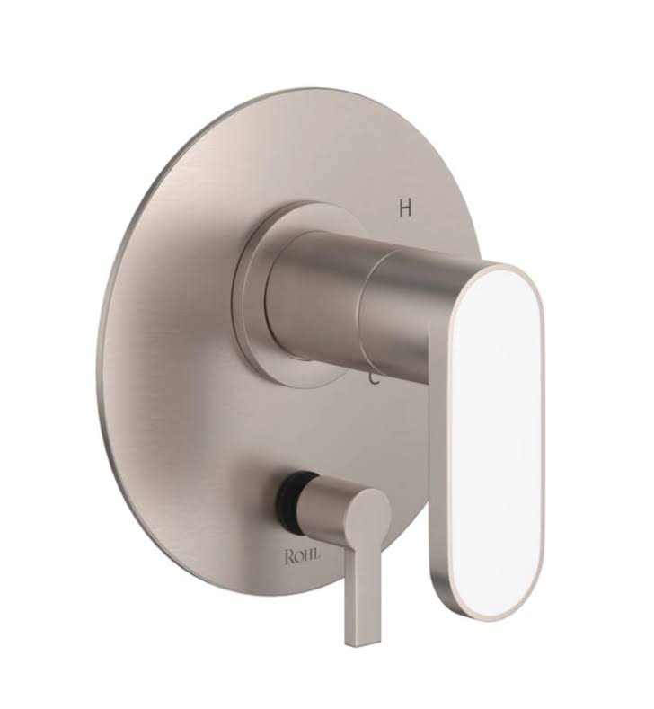 Matte Black Pressure Balance Trim with Diverter with Lever Handle N9765