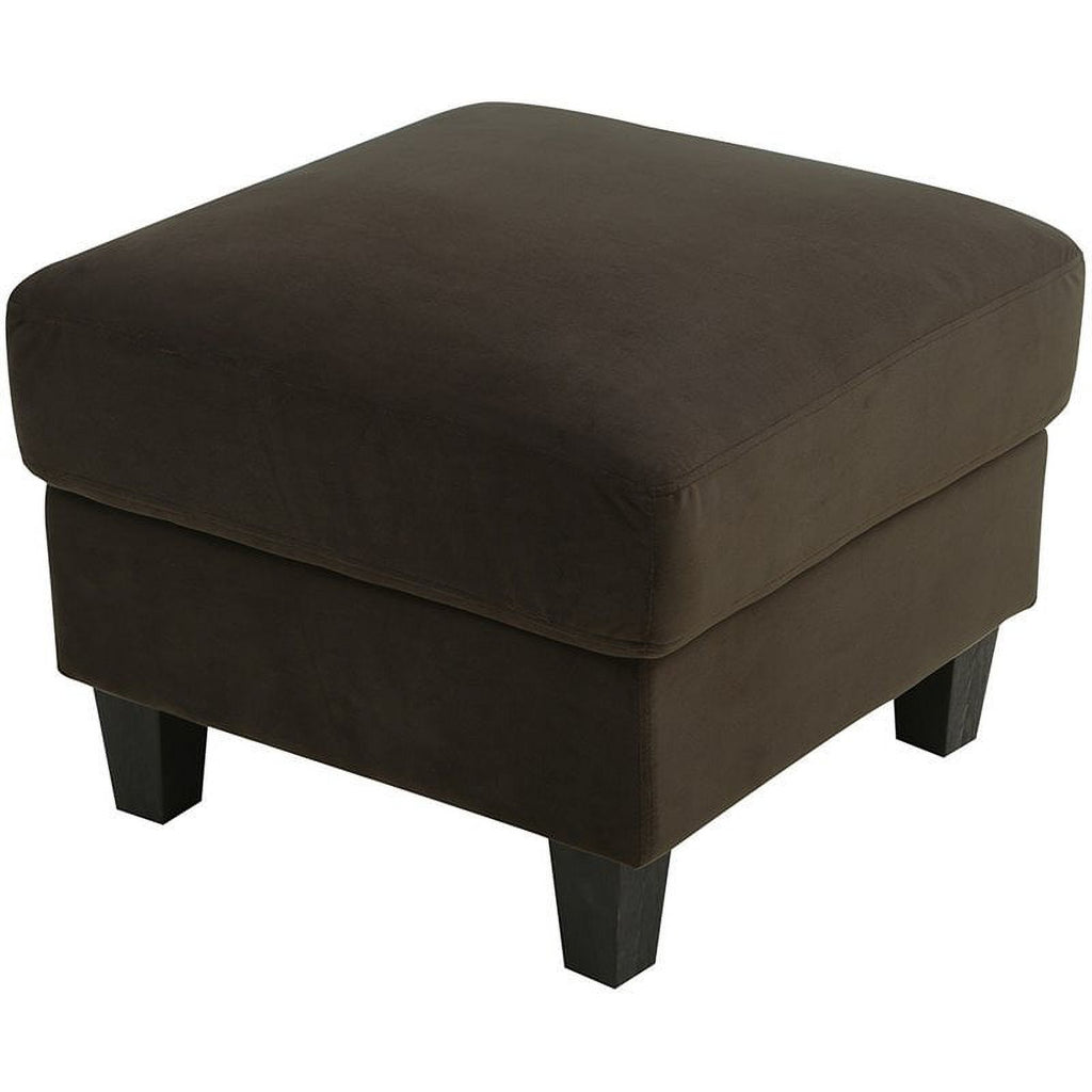 Brown Microfiber Ottoman O935