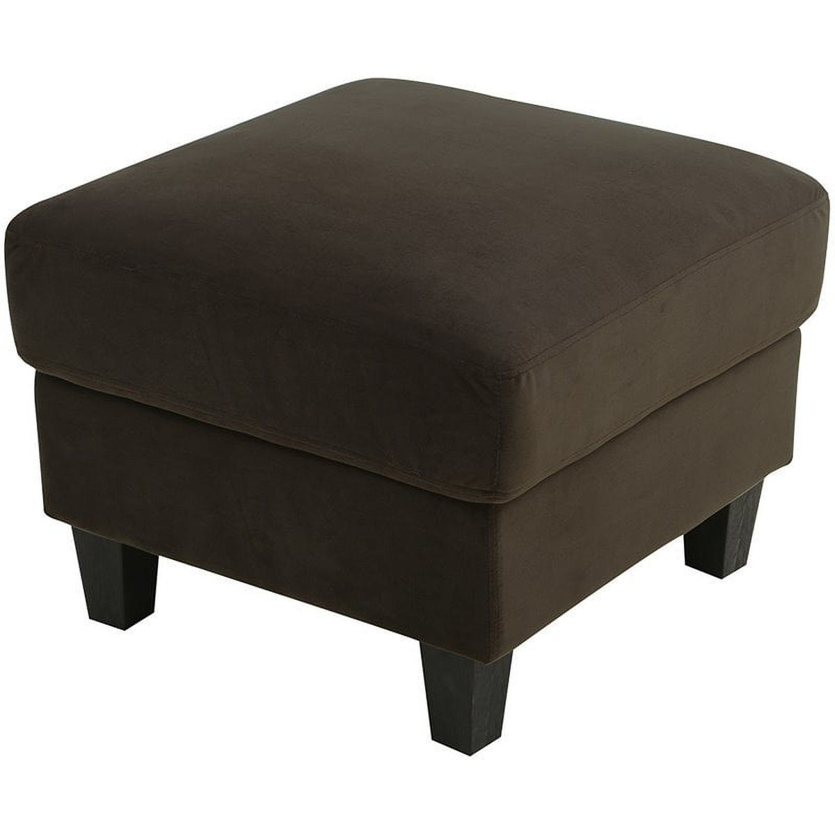 Brown Microfiber Ottoman O935