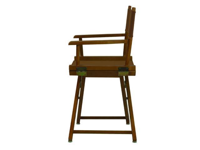 Director&s Chair Honey Oak Frame Brown Canvas P2609