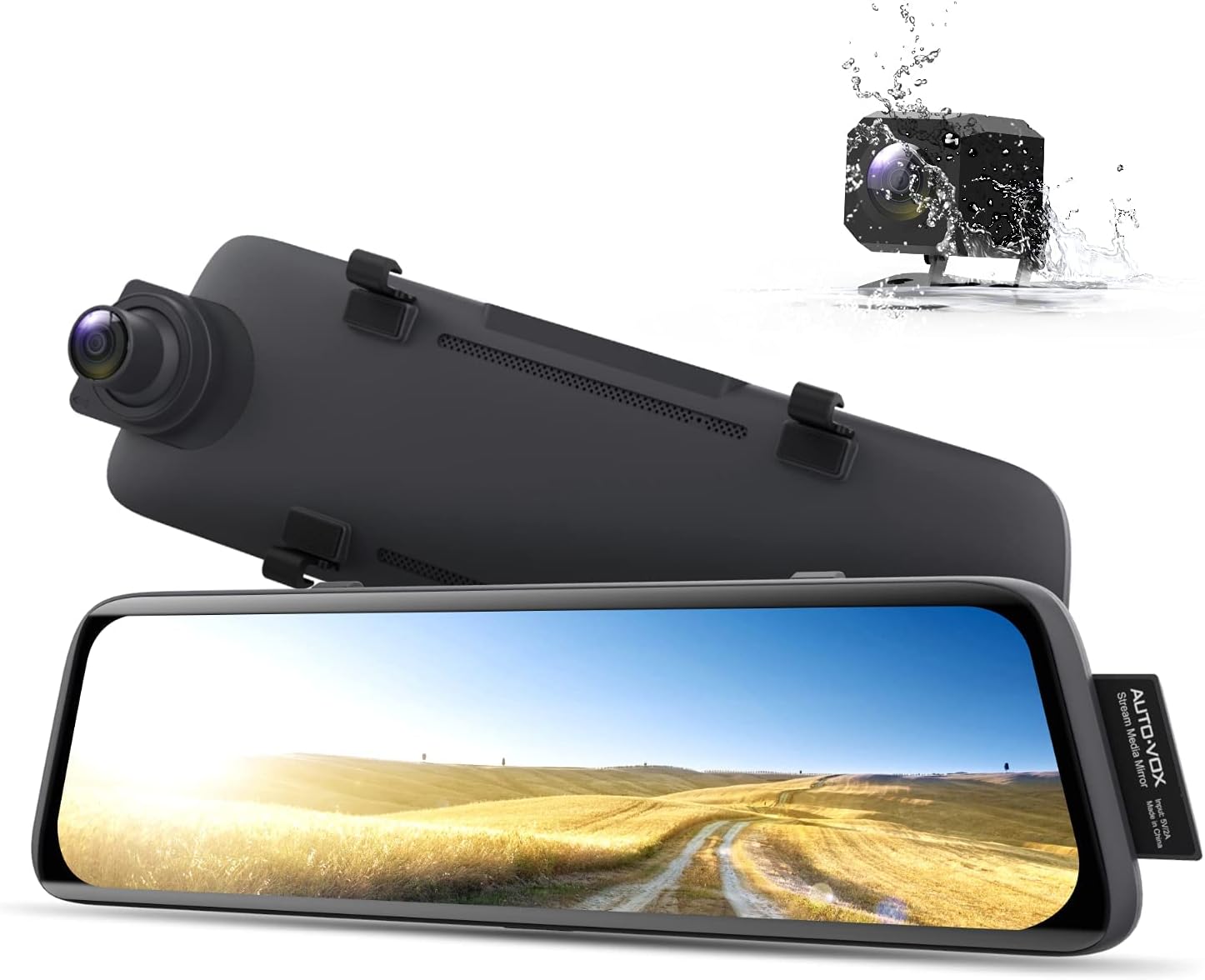 9.35'' Full Laminated Ultrathin Touch Screen Rear View Mirror Dash Cam F897
