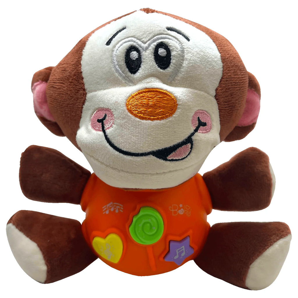 Musical Plush Monkey Baby Toy, 8 Inches H848889