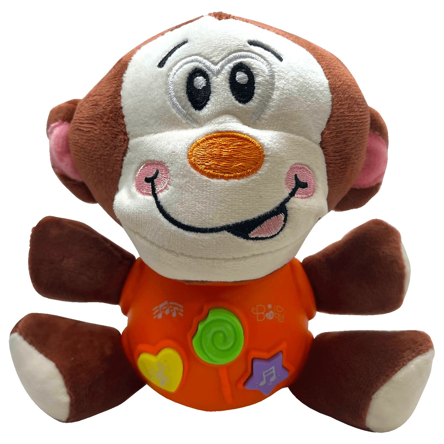 Musical Plush Monkey Baby Toy, 8 Inches H848889