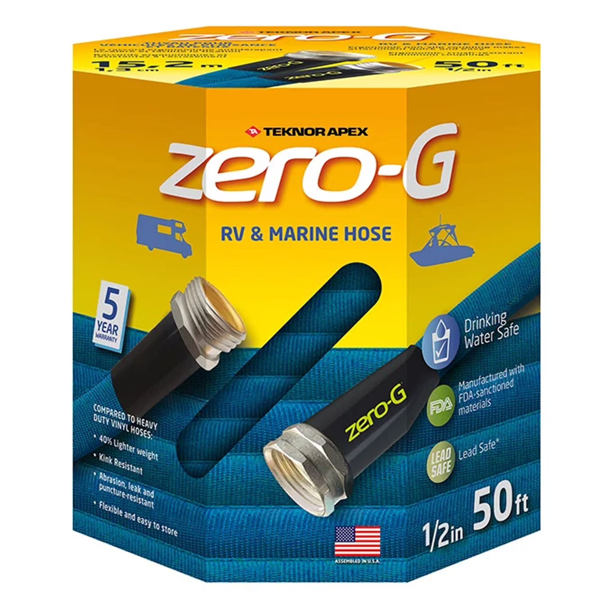1/2' X 50' Hose for ATV and Boats H507