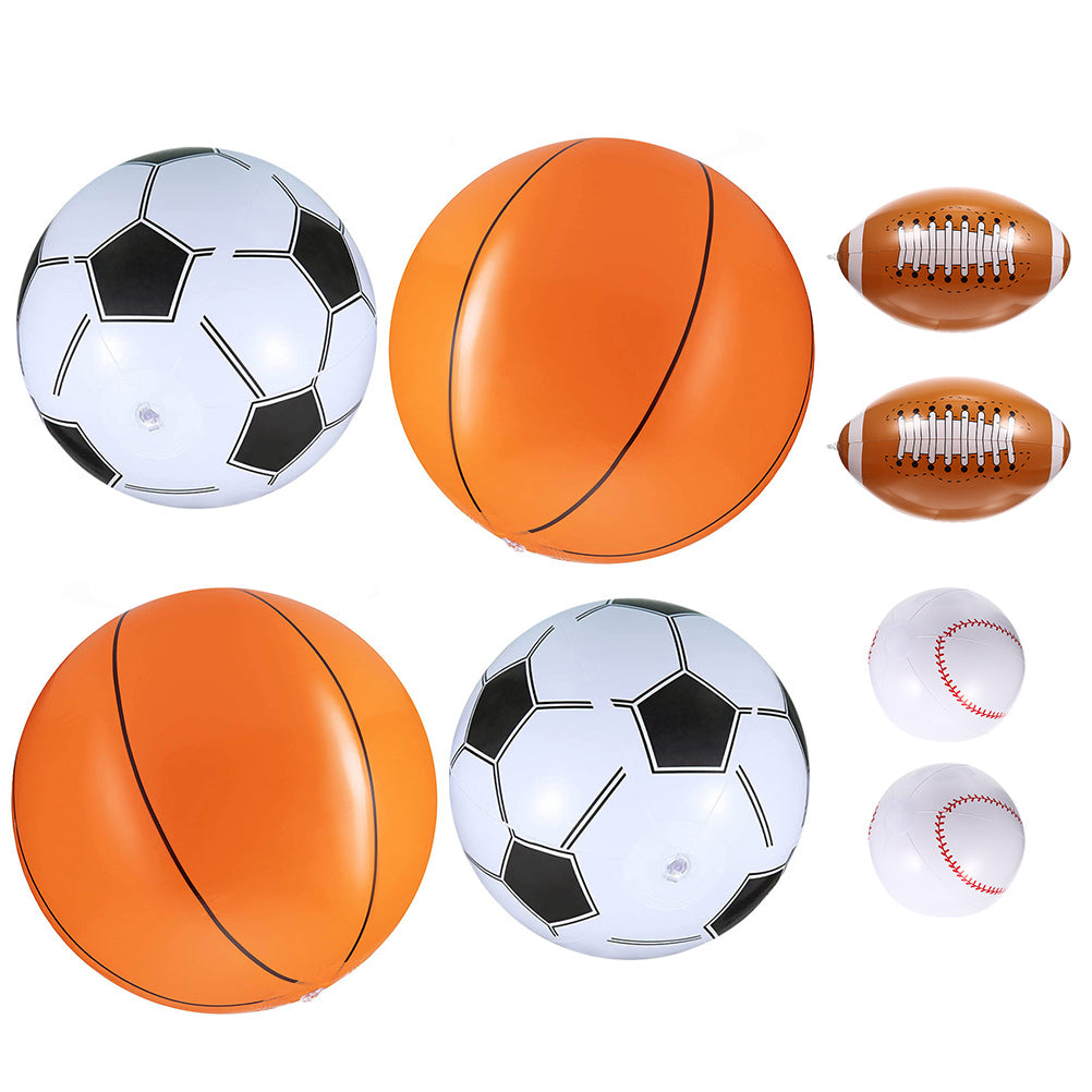 16 Pcs Inflatable Beach Ball Set O65574