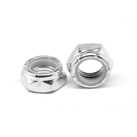 3/4 inch-10 Coarse Thread Nyloc Thin Low Carbon Steel Zinc Plated Pk 50 P42422