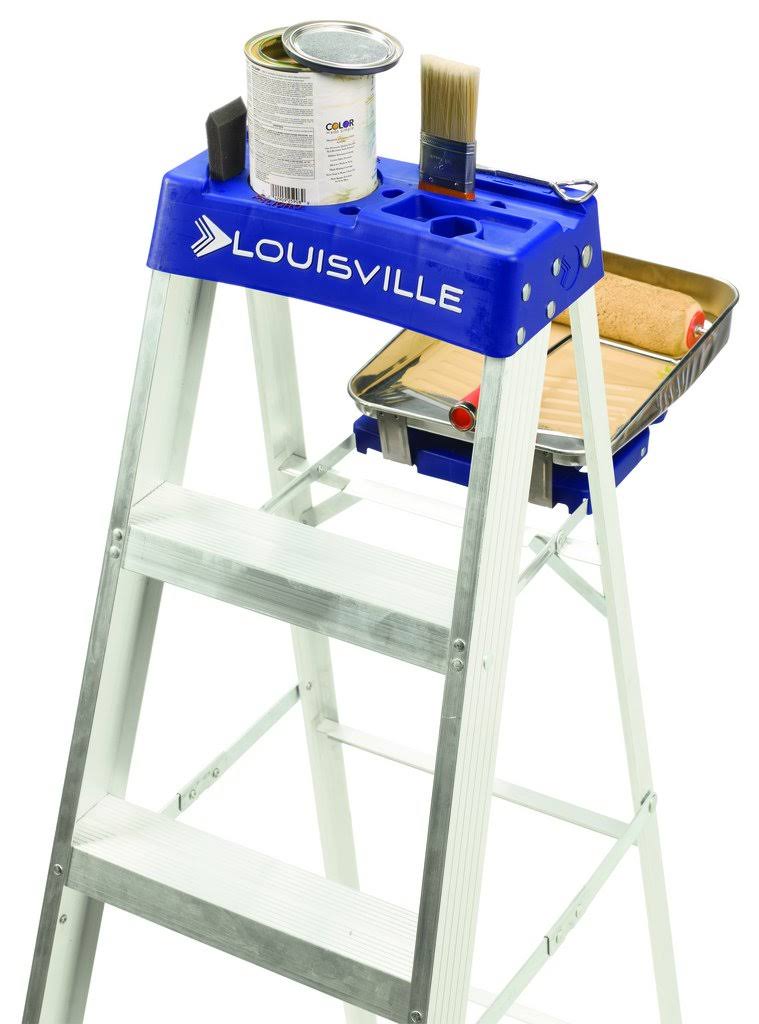Aluminum Stepladder, 6 ft. H, 250 lb. Cap. B355296