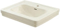 Sedona Beige Pedestal Lavatory Sink Only Single Hole B92569