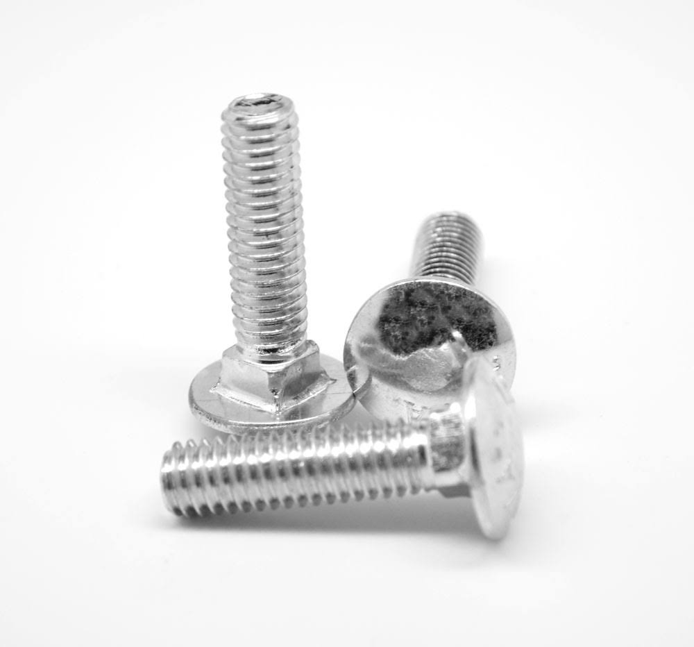 3/4x22-10 x 2x22 (FT) Coarse Thread A307 Grade A Carriage Bolt Low Carbon Steel Zinc Plated C89675