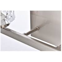 2 Lights Bath Sconce in Stain Nickel with Clear Shade W9061