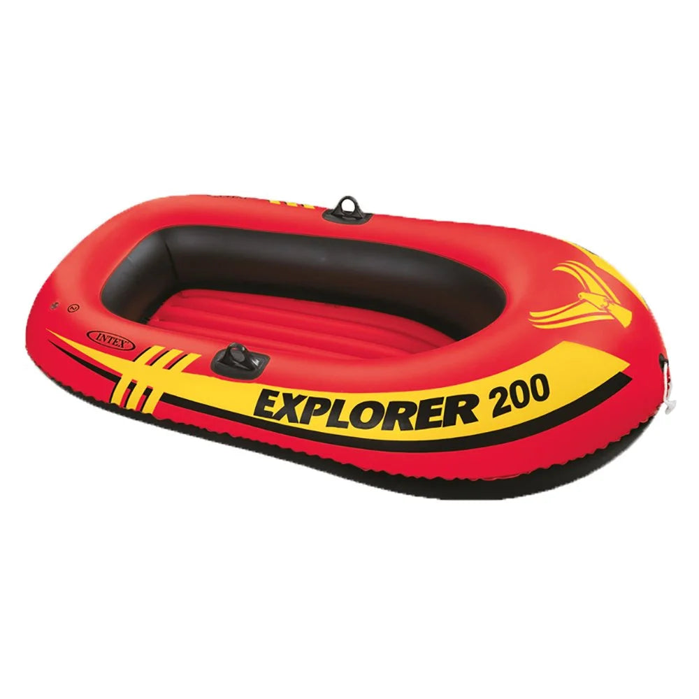 Inflatable 2 Person Raft with 1-Person Inflatable Tube (2 Pack) T4962
