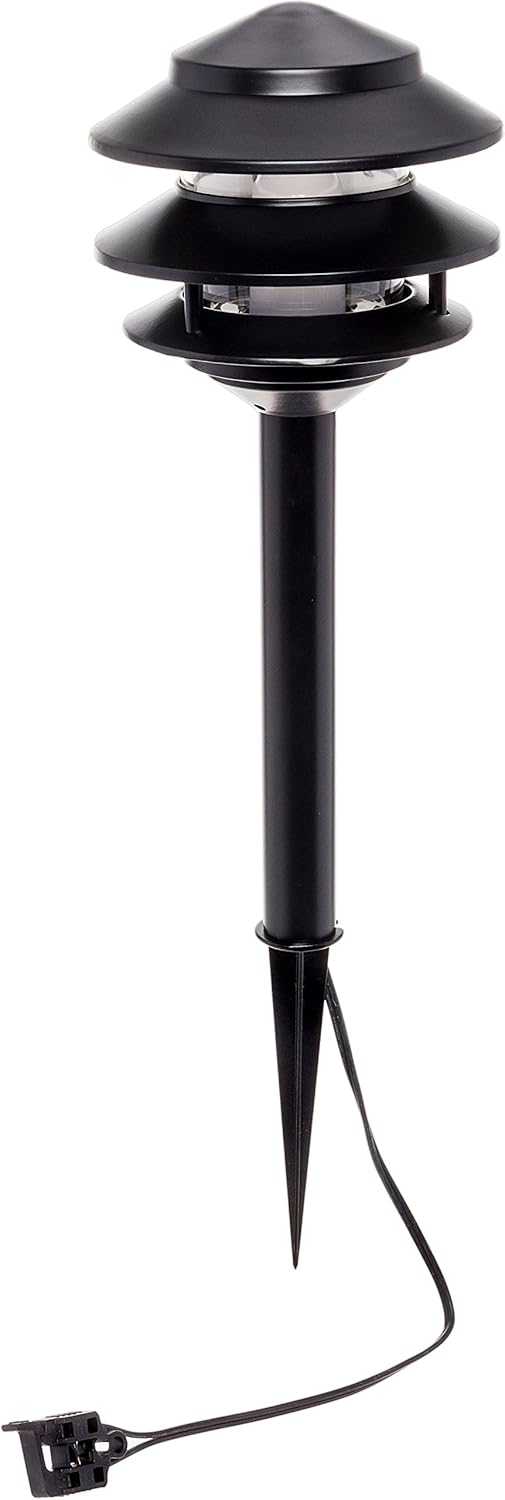 4 Pack 2.4W Low Voltage LED Landscape Pathlight J79995