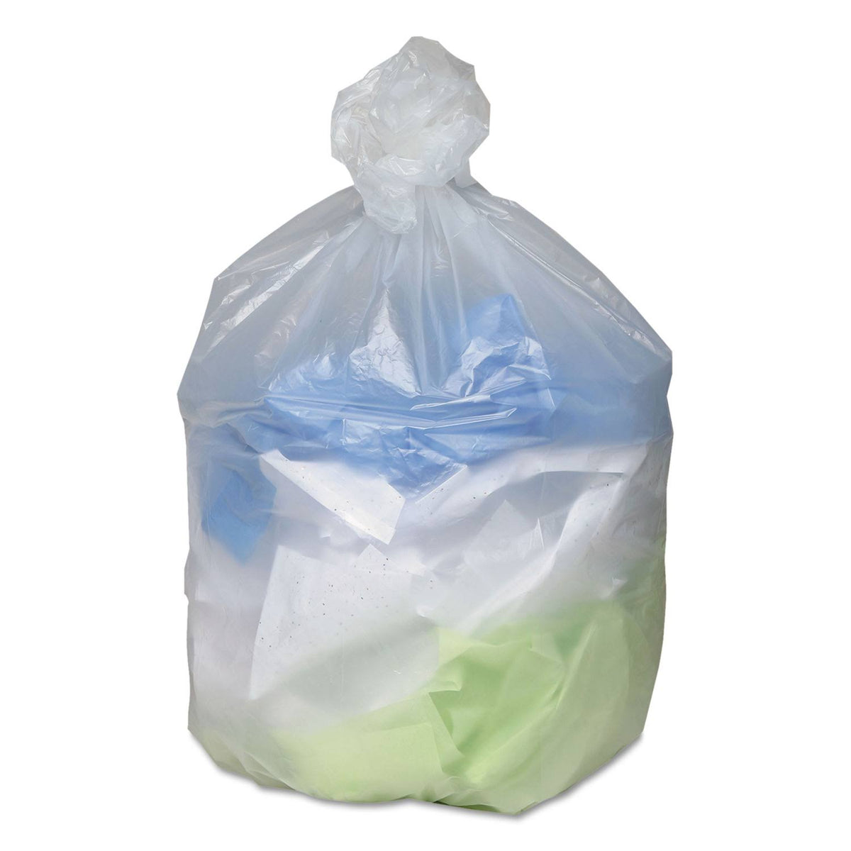 High Density Can Liners 31-33gal 11 Microns 33 x 40 Natural 500/Carton P210613