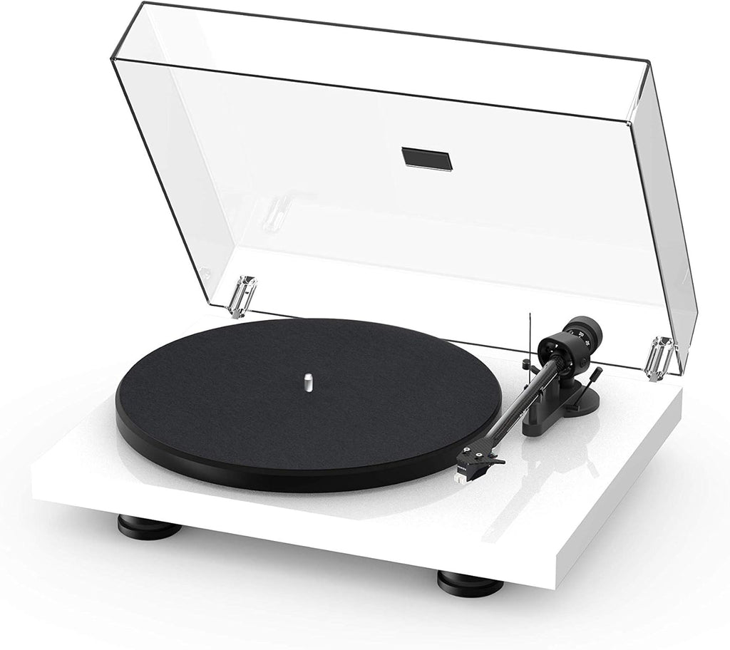 Satin Steel Blue Turntable with Carbon Fiber Tonearm H16320