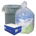 High Density Can Liners 31-33gal 11 Microns 33 x 40 Natural 500/Carton P210613