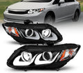 Black Projector Replacement Headlights Set K668497