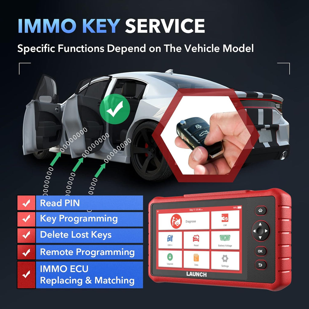 OE-Level All Systems Diagnostic Scan Tool with 26+ Reset Services M498