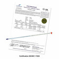 Calibrated Liquid-In-Glass Thermometer; -50 to 50C, Total Immersion D238