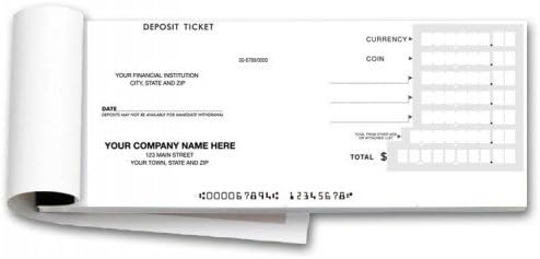 Booked Deposit Tickets C37123