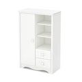 Pure White Armoire with Drawers K777