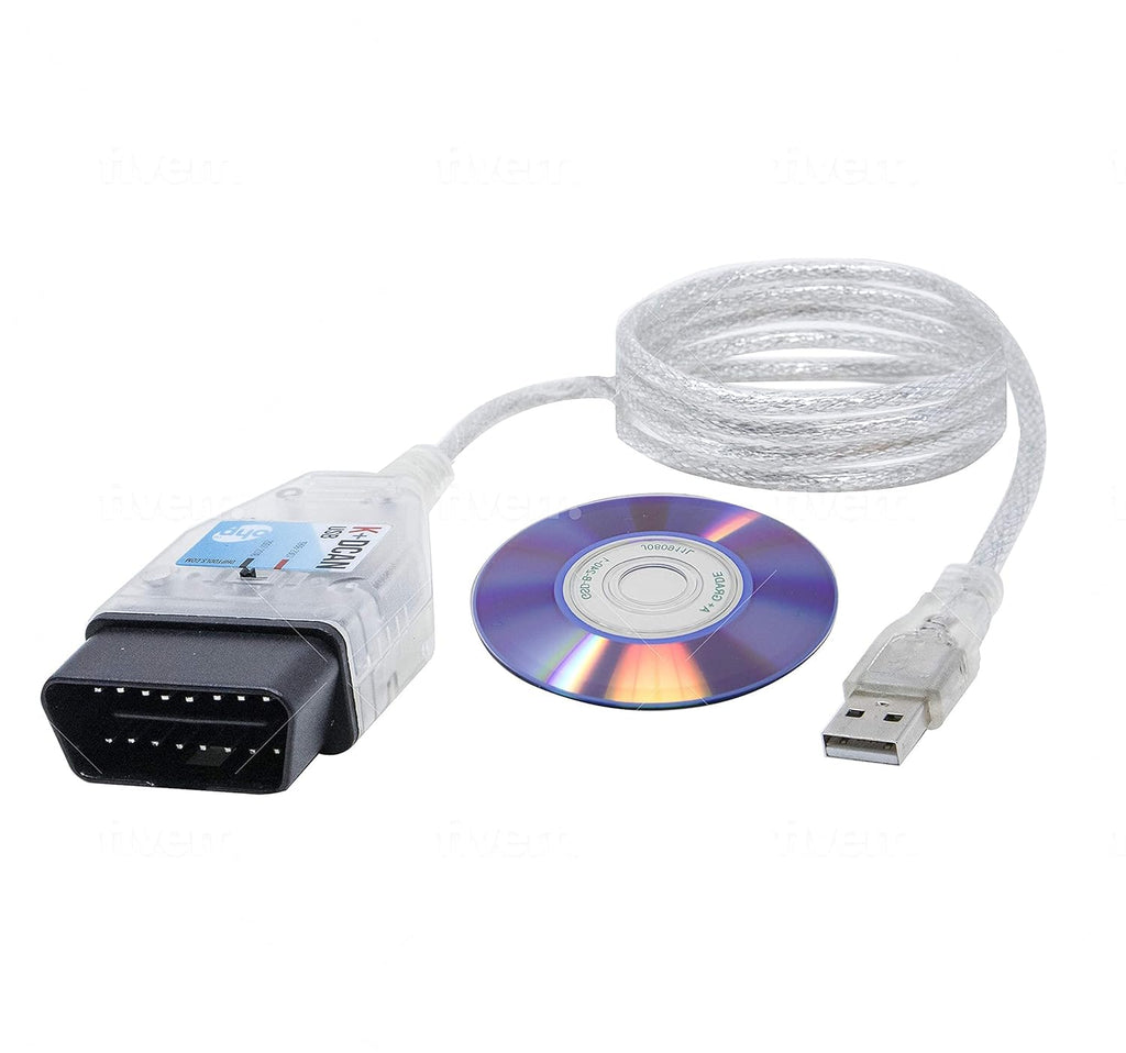 OBD2 USB Cable for BMW E-Chassis Models 1998-2016, Pack of 2 U360