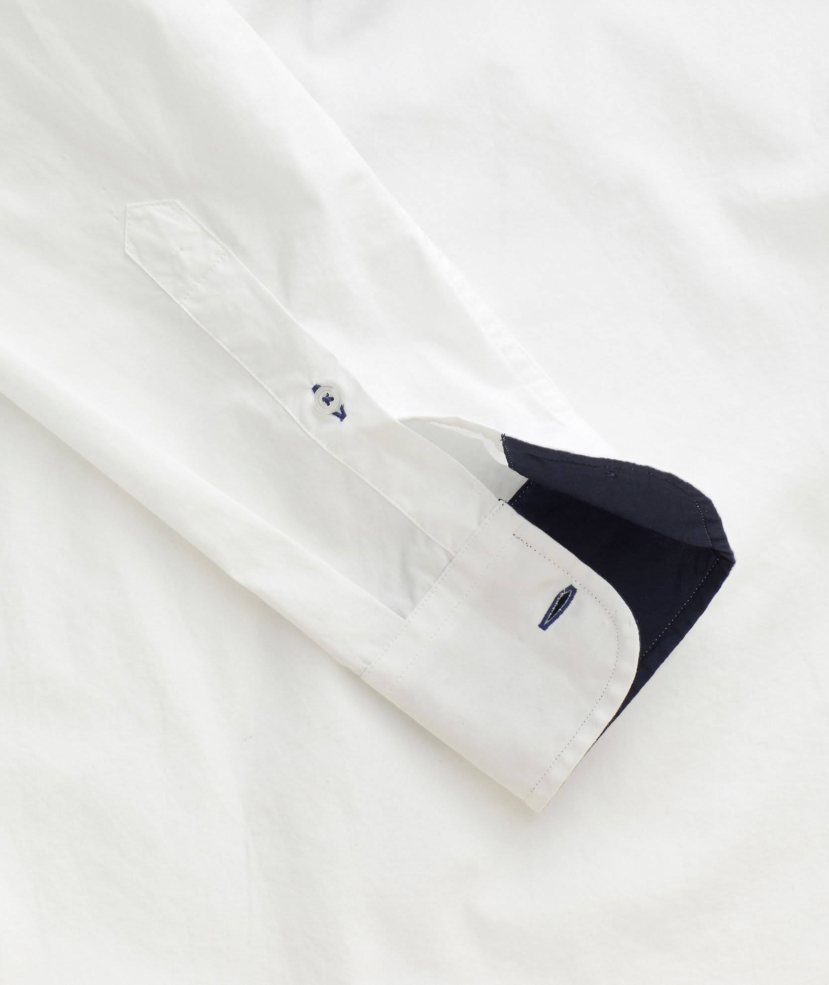 White Wrinkle Free Relaxed Fit Shirt V2070