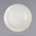 Ivory Embossed Stoneware Plate - 24/Case P975534