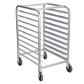 10 Tier Aluminum Bun Pan Rack with Wheels L744102